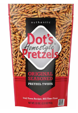 Dot’s Homestyle Pretzels, Original Seasoned Pretzel Twists, 35 oz