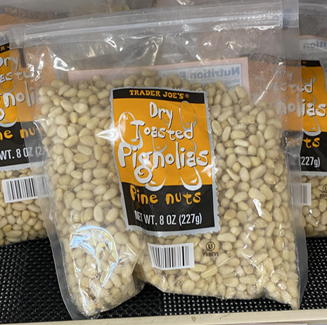 Trader Joe's Dry Toasted Pine Nuts 8 oz