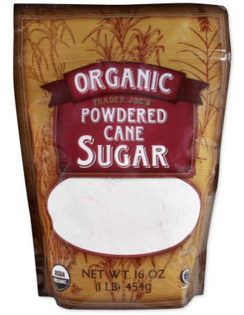 Trader Joe's Organic Powdered Cane Sugar 1 lb