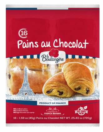 La Boulangere Chocolate Croissants, 25.4 oz