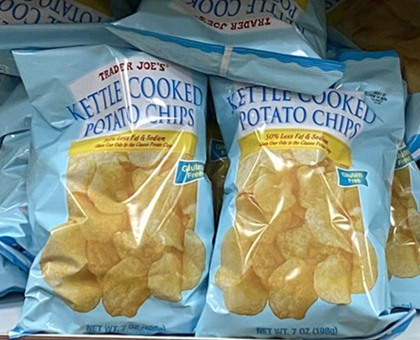 Trader Joe's Kettle Cooked Potato Chips 7 oz