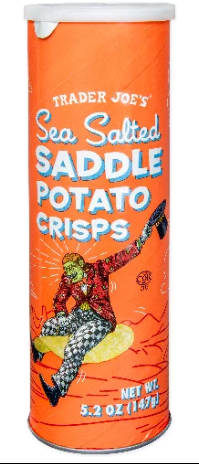 Trader Joe's Sea Salted Saddle Potato Crisps 5.2 oz