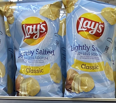 Lay's Potato Chips, Lightly Salted Snacks, 7.75oz Bag