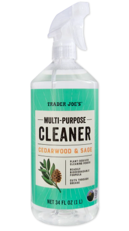 Trader Joe's Multi-Purpose Cleaner Cedarwood & Sage 34 oz