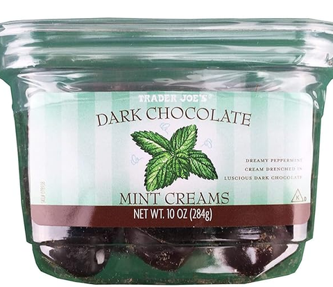 Trader Joe's Dark Chocolate Mint Creams 10 oz