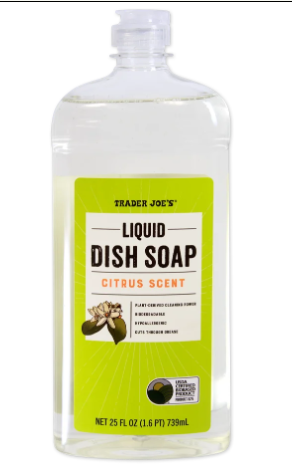 Trader Joe's Liquid Dish Soap Citrus Scent 25 oz