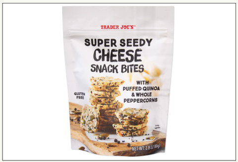 Trader Joe's Super Seedy Cheese Snack Bites 2.8 oz