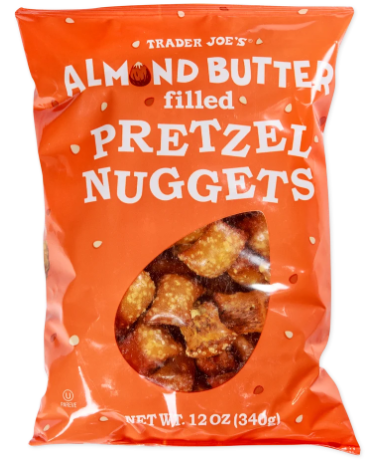 Trader Joe's Almond Butter Filled Pretzel Nuggets 12 oz