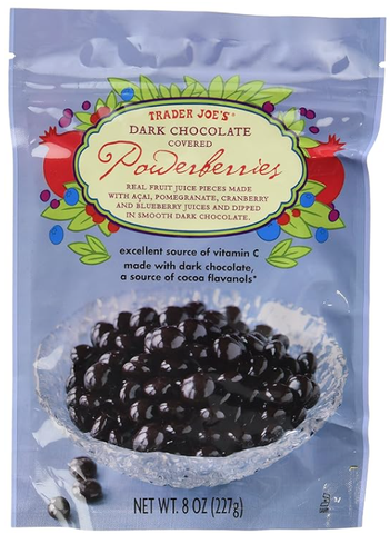 Trader Joe's Dark Chocolate Covered Powerberries 8 oz